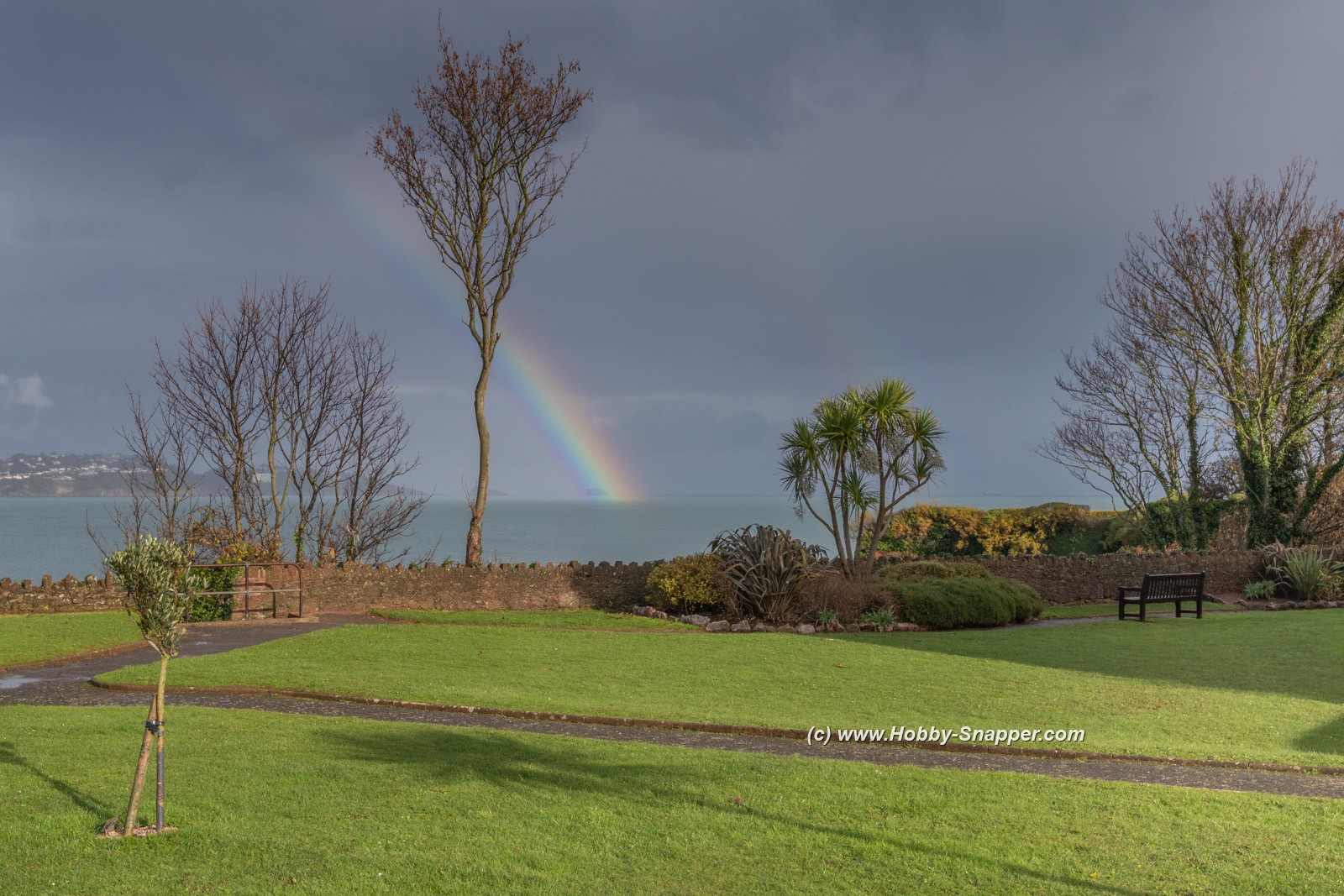 A rainbow over Paignton Devon 